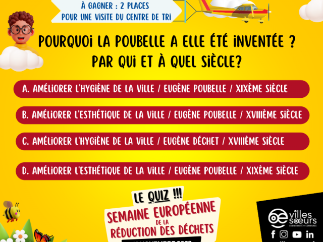 Jeu du tri - 21 novembre 2022 - annonce du concours