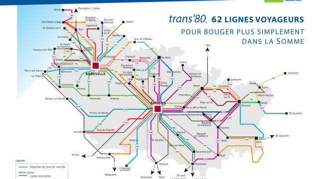 Carte Des Lignes De Transport Trans80 2022