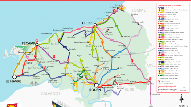 Plan Du Reseau Nomad En Seine Maritime (76)