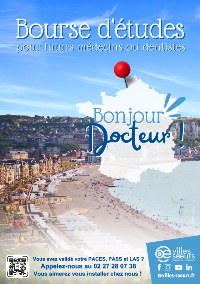 Affiche - Bourse d'études médicales -Mers Les Bains