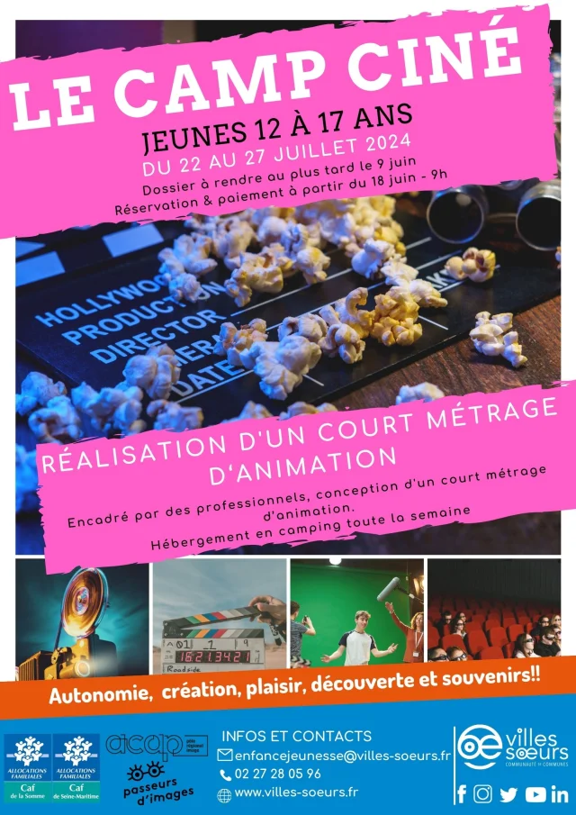 Affiche Camp Cine 2024