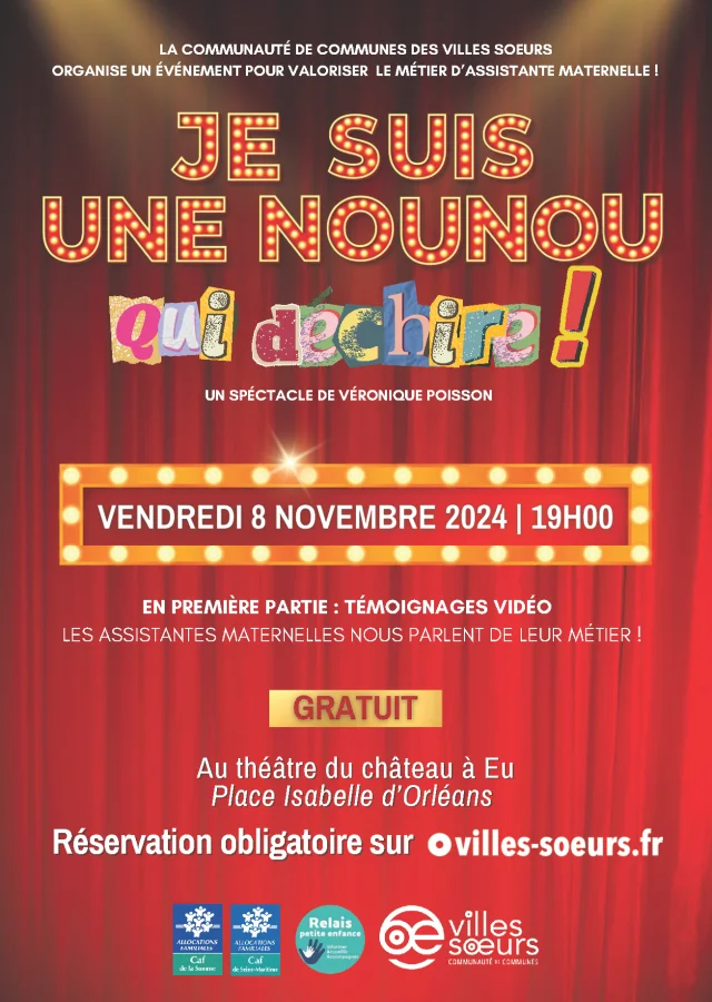 Rpe Affiche Spectacle 8 Novembre 2024 Je Suis Une Nounou Qui Dechire