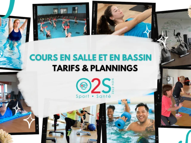 O2s Cours En Salle Et Bassin Tarifs Abonnements 1