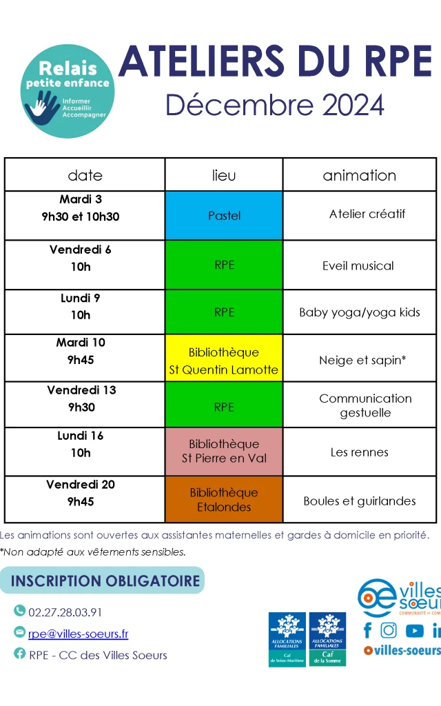 Programme Animations Collectives Rpe Decembre 2024