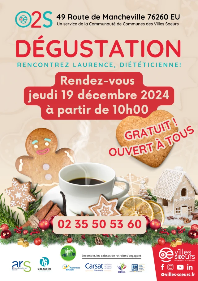 Sante Degustation O2s 19 Decembre 2024 Affiche