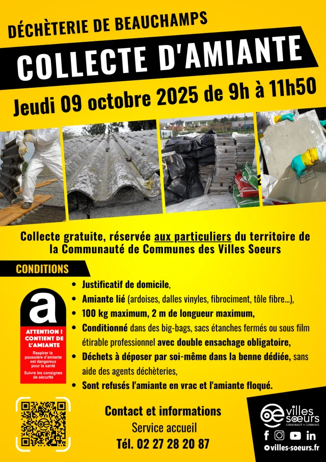 Collecte Damiante Jeudi 09 Octobre 2025