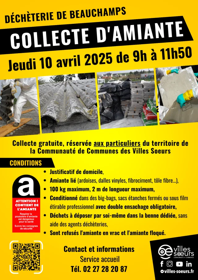 Collecte Damiante Jeudi 10 Avril 2025