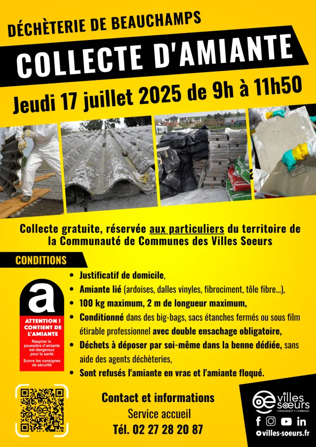 Collecte Damiante Jeudi 17 Juillet 2025