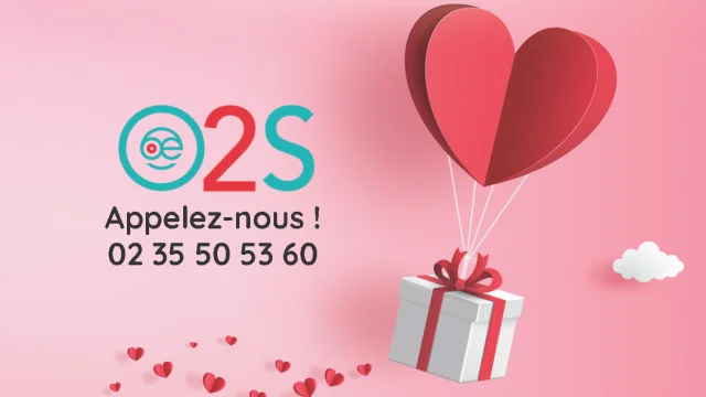 O2s Affiche Cartes Cadeaux Saint Valentin 2025